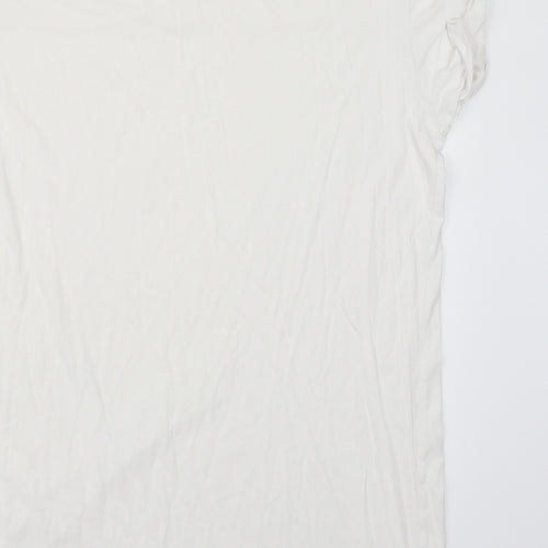 H&M Mens White    T-Shirt Size S