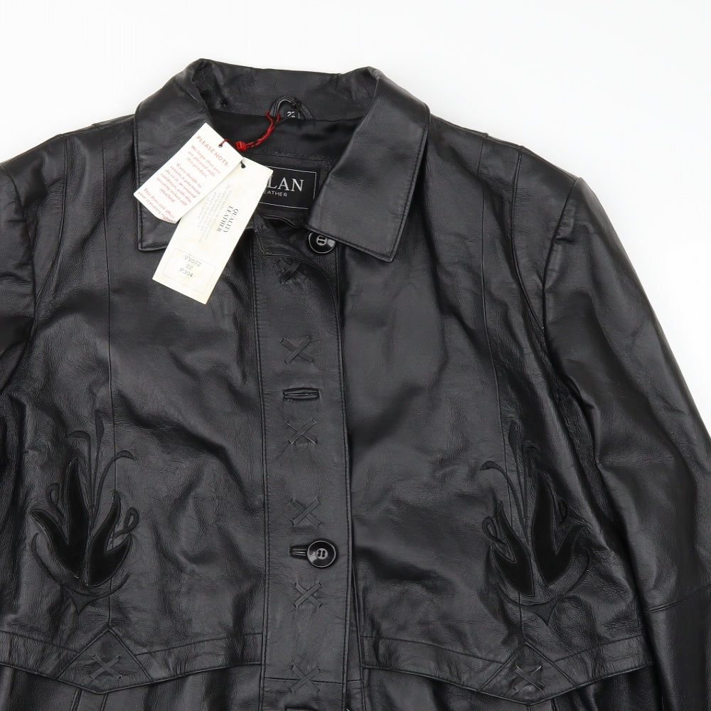 Millan Womens Black   Jacket Coat Size 22