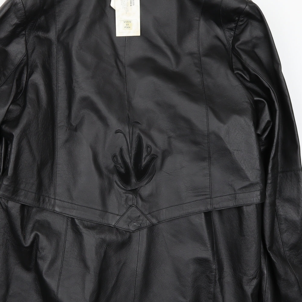 Millan Womens Black   Jacket Coat Size 22