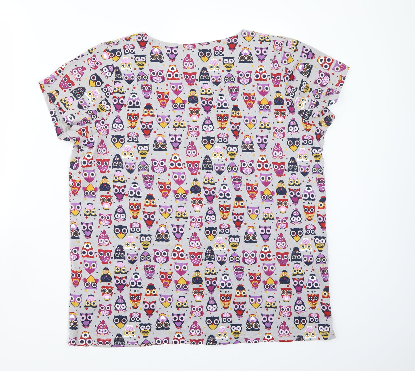 Simply b  Womens Grey   Basic T-Shirt Size 16