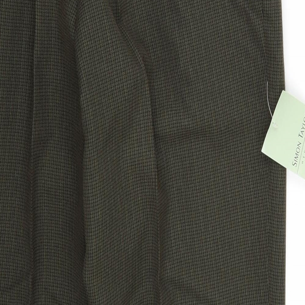 Simon taylor Mens Green   Trousers  Size 34 L29 in