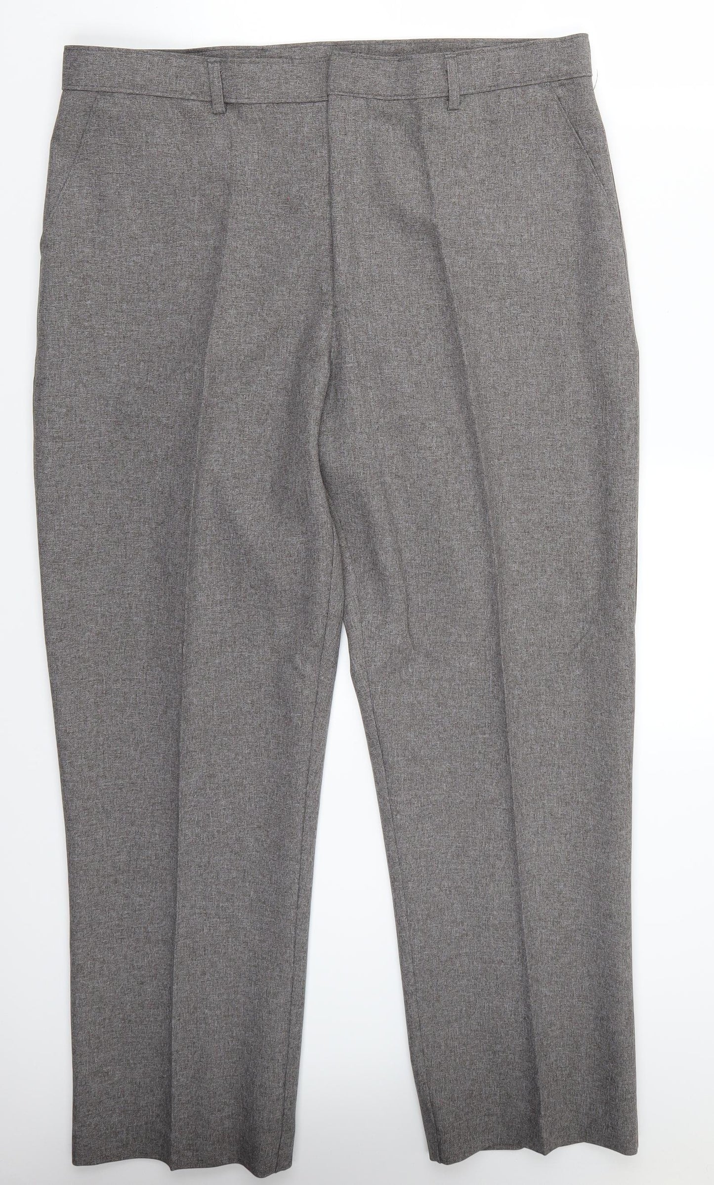Preworn Womens Grey   Trousers  Size 34 L28 in