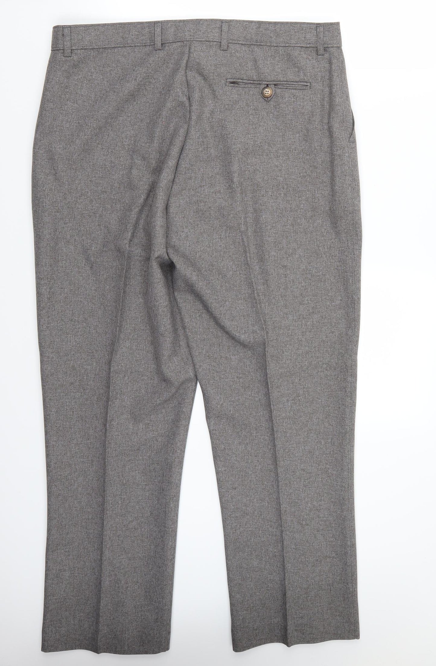 Preworn Womens Grey   Trousers  Size 34 L28 in