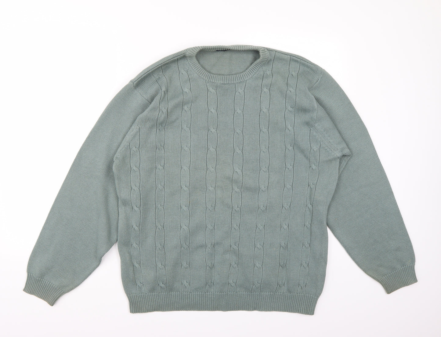 Westrock Mens Green   Pullover Jumper Size M