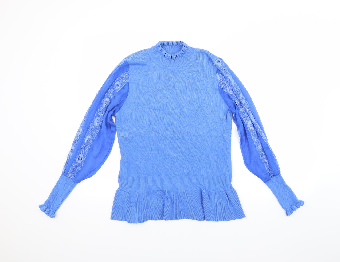 Laetitia Mem Womens Blue   Pullover Jumper Size M