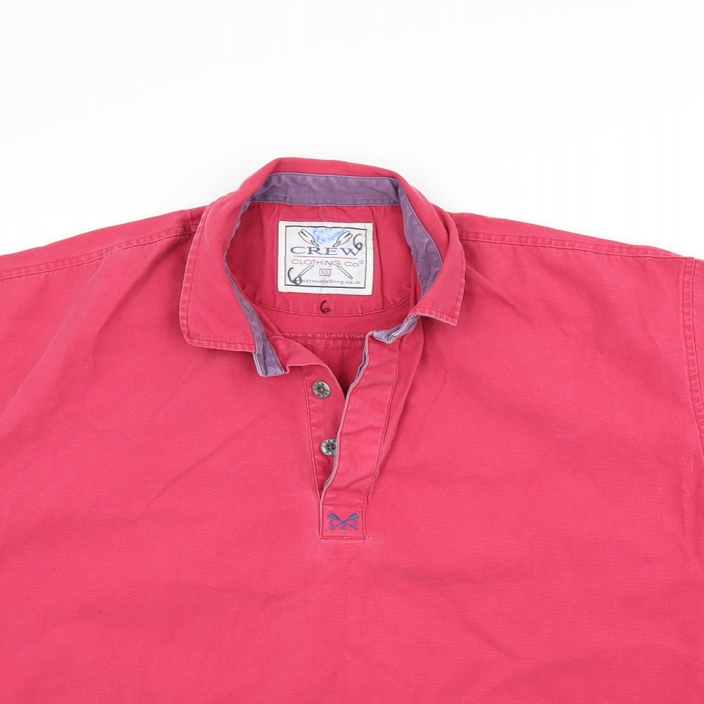 Crew Clothing Mens Red    Polo Size XL