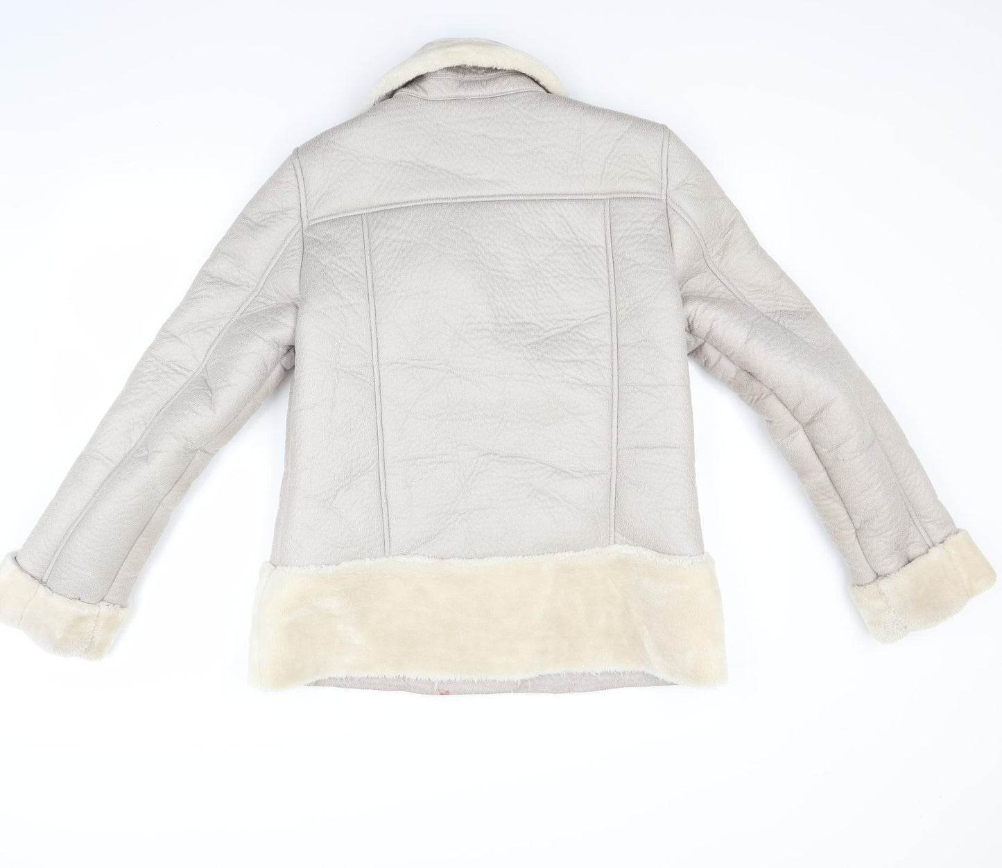 Miss Selfridge Womens Beige   Overcoat Coat Size 10
