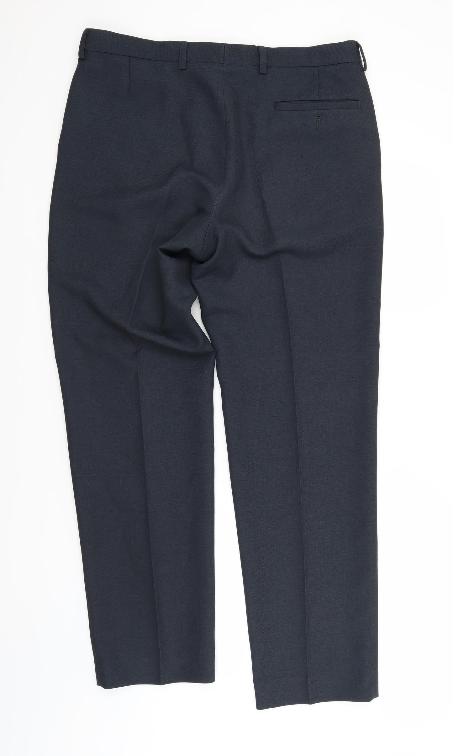 Marks and Spencer Mens Blue   Trousers  Size 34 L33 in