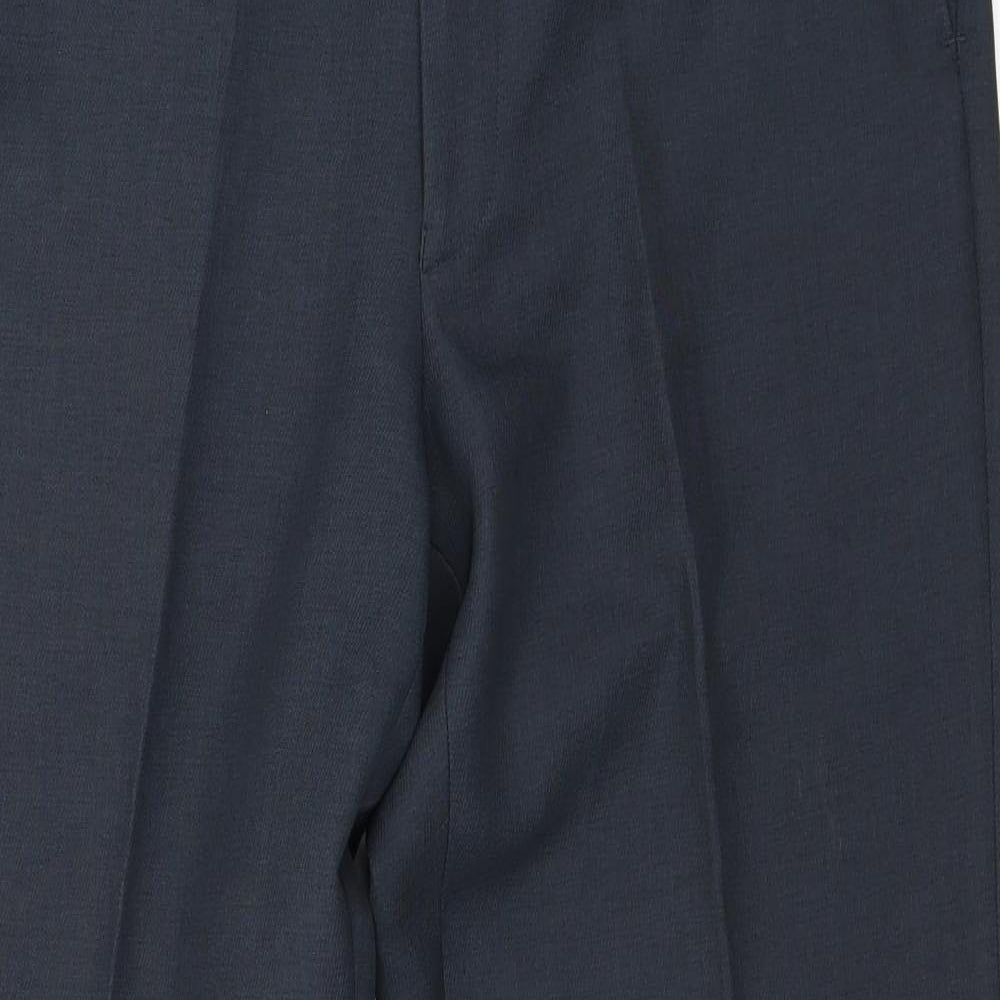 Marks and Spencer Mens Blue   Trousers  Size 34 L33 in