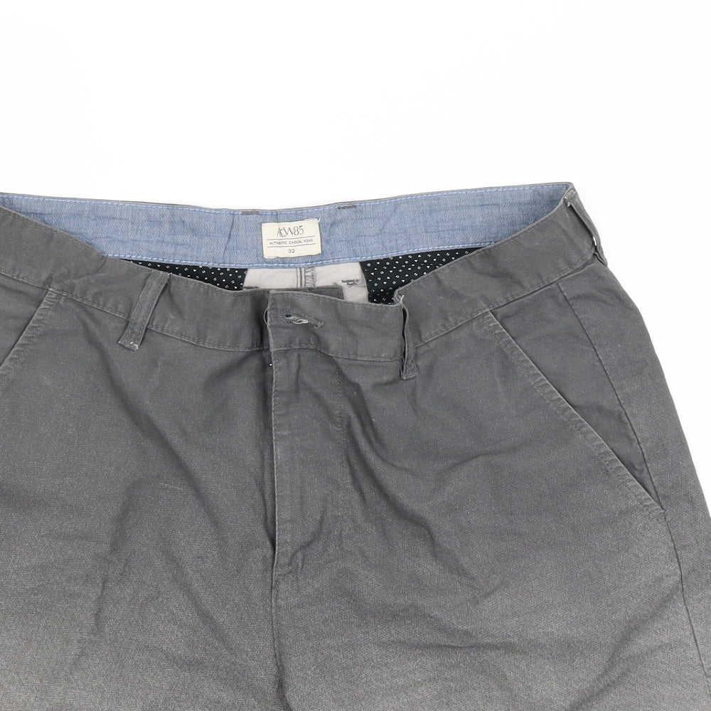 ACW85 Mens Grey   Chino Shorts Size 32