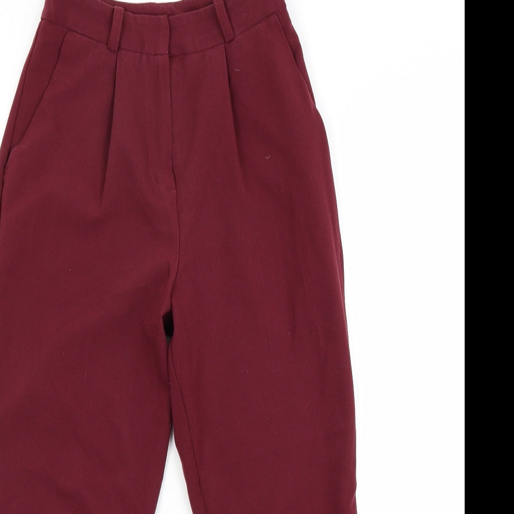 ASOS Womens Red   Capri Trousers Size 4 L22 in