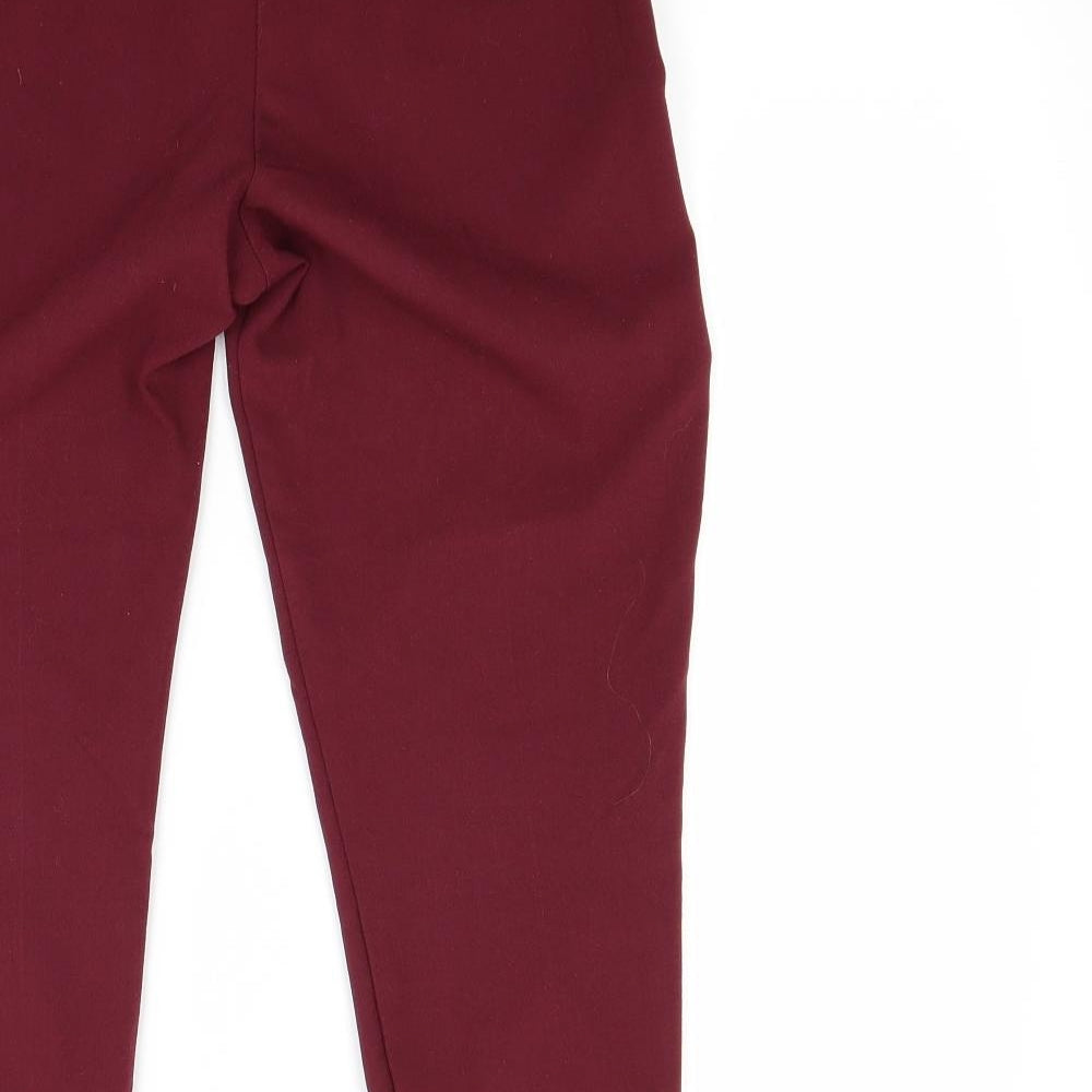 ASOS Womens Red   Capri Trousers Size 4 L22 in