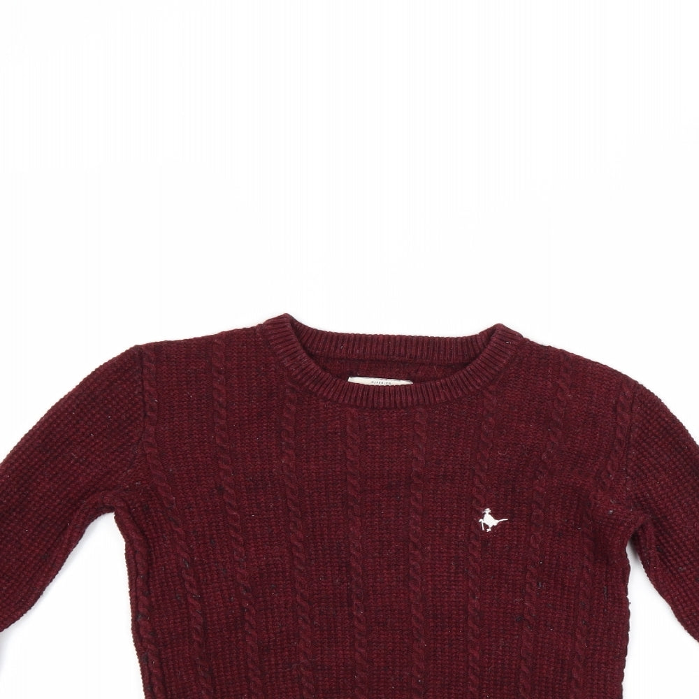 Jack Wills Womens Red   Pullover Jumper Size 4