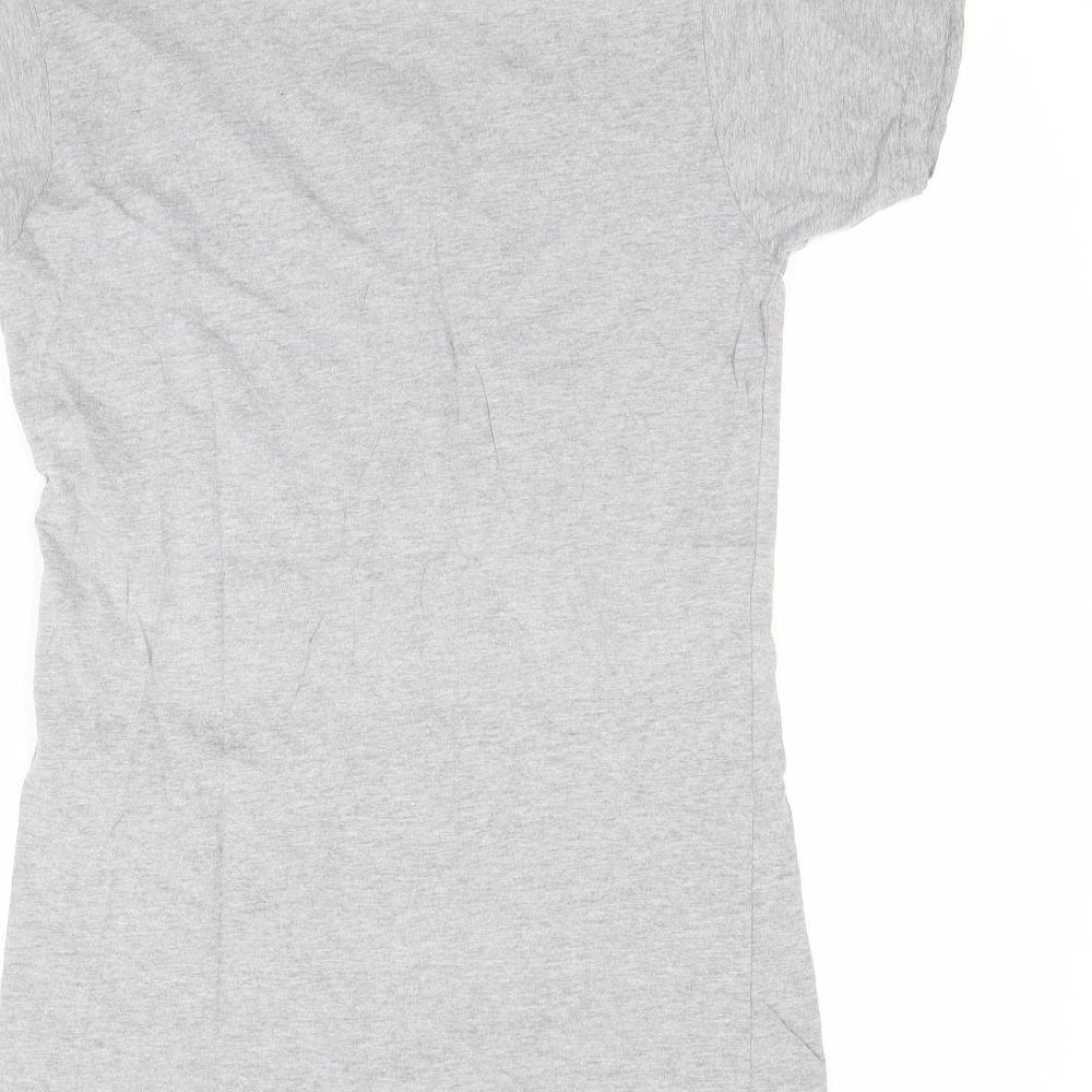 Preworn Womens Grey   Basic T-Shirt Size S  - NYPD
