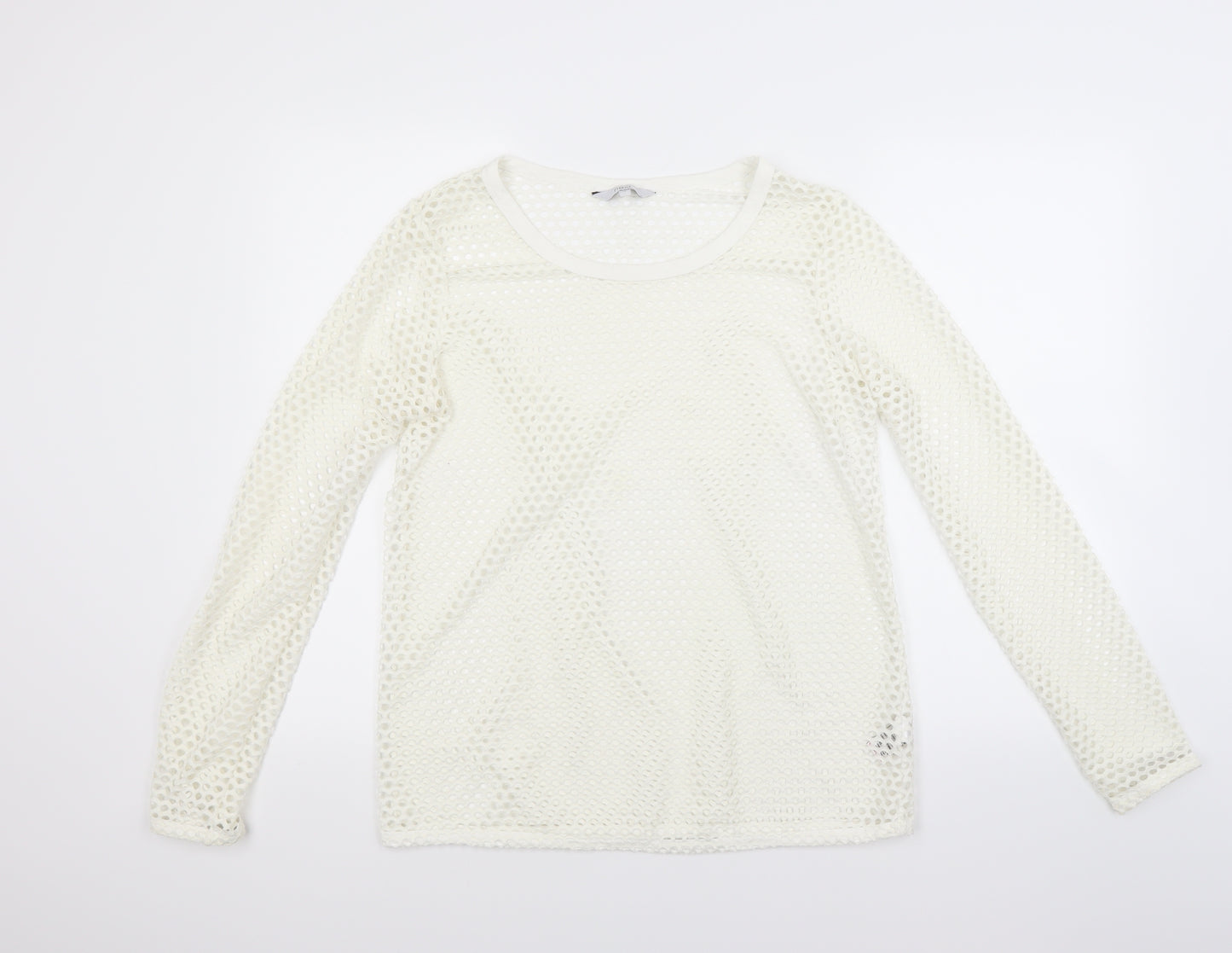 NEXT Womens White   Pullover Sweatshirt Size 14