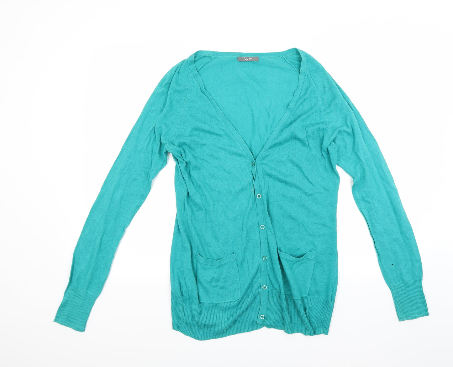 South Womens Green   Cardigan Jumper Size 12