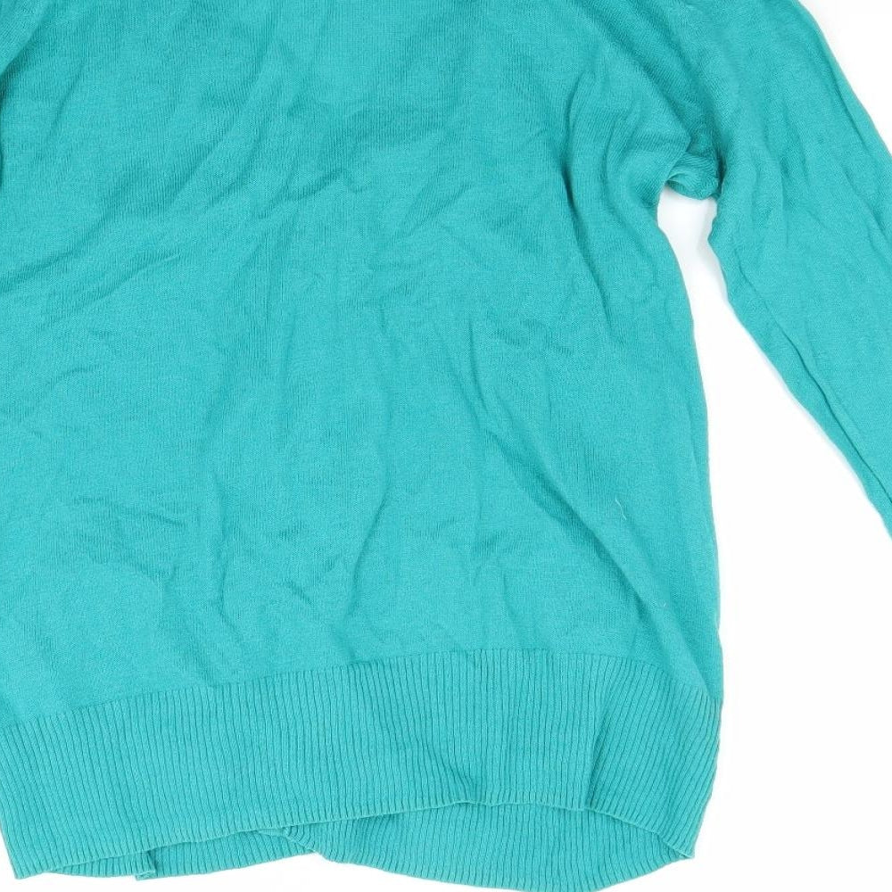 South Womens Green   Cardigan Jumper Size 12