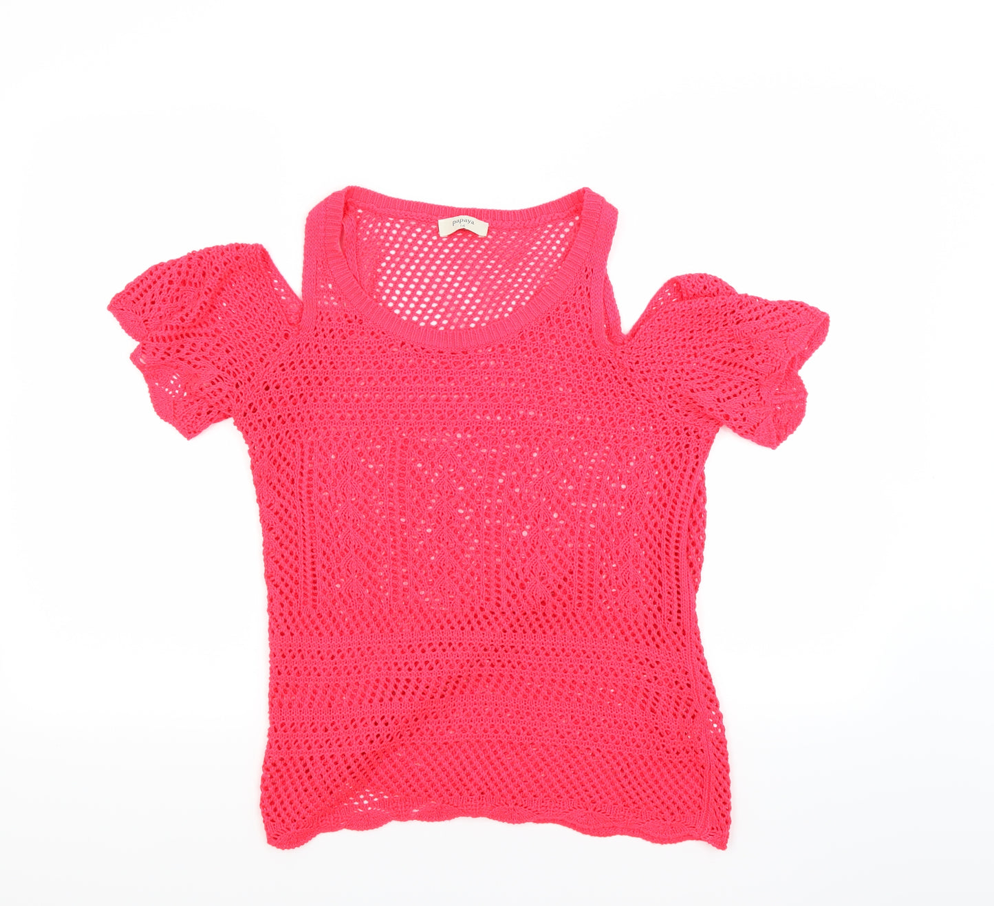 Papaya Womens Red   Pullover Jumper Size 14