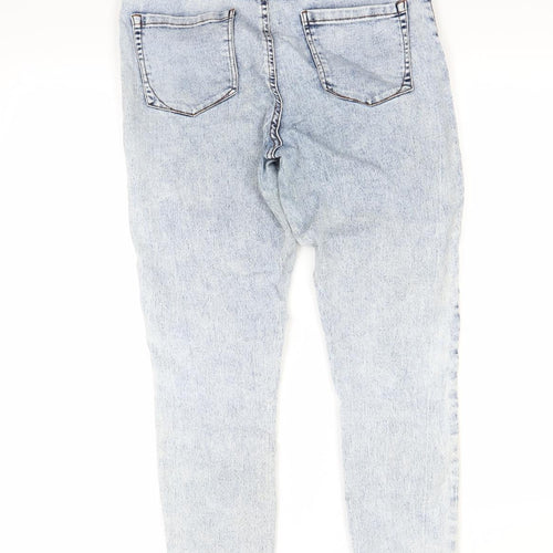Primark Womens Blue  Denim Skinny Jeans Size 12 L28 in