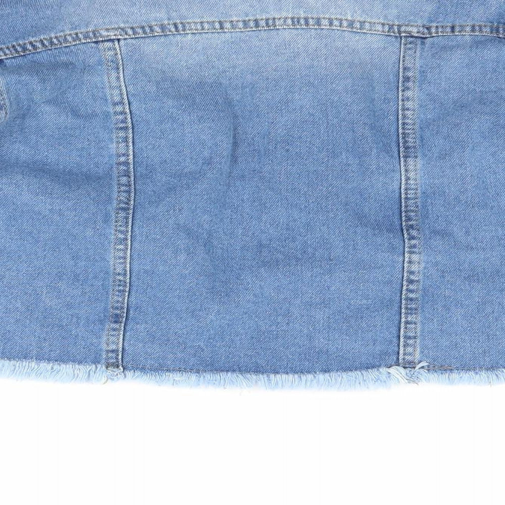 Portobello punk Womens Blue  Denim Jacket Coat Size 12