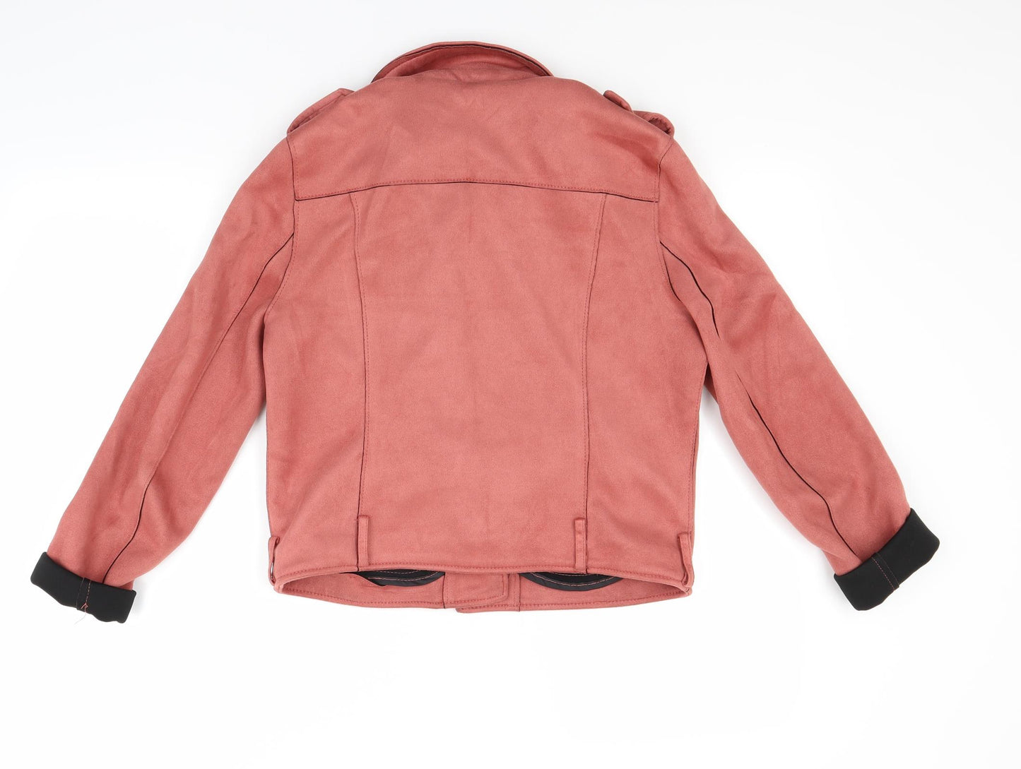 Primark Womens Red   Biker Coat Size 12