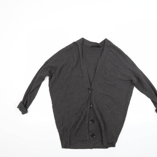 F&F Womens Grey   Cardigan Jumper Size XS