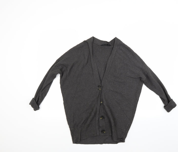 F&F Womens Grey   Cardigan Jumper Size XS