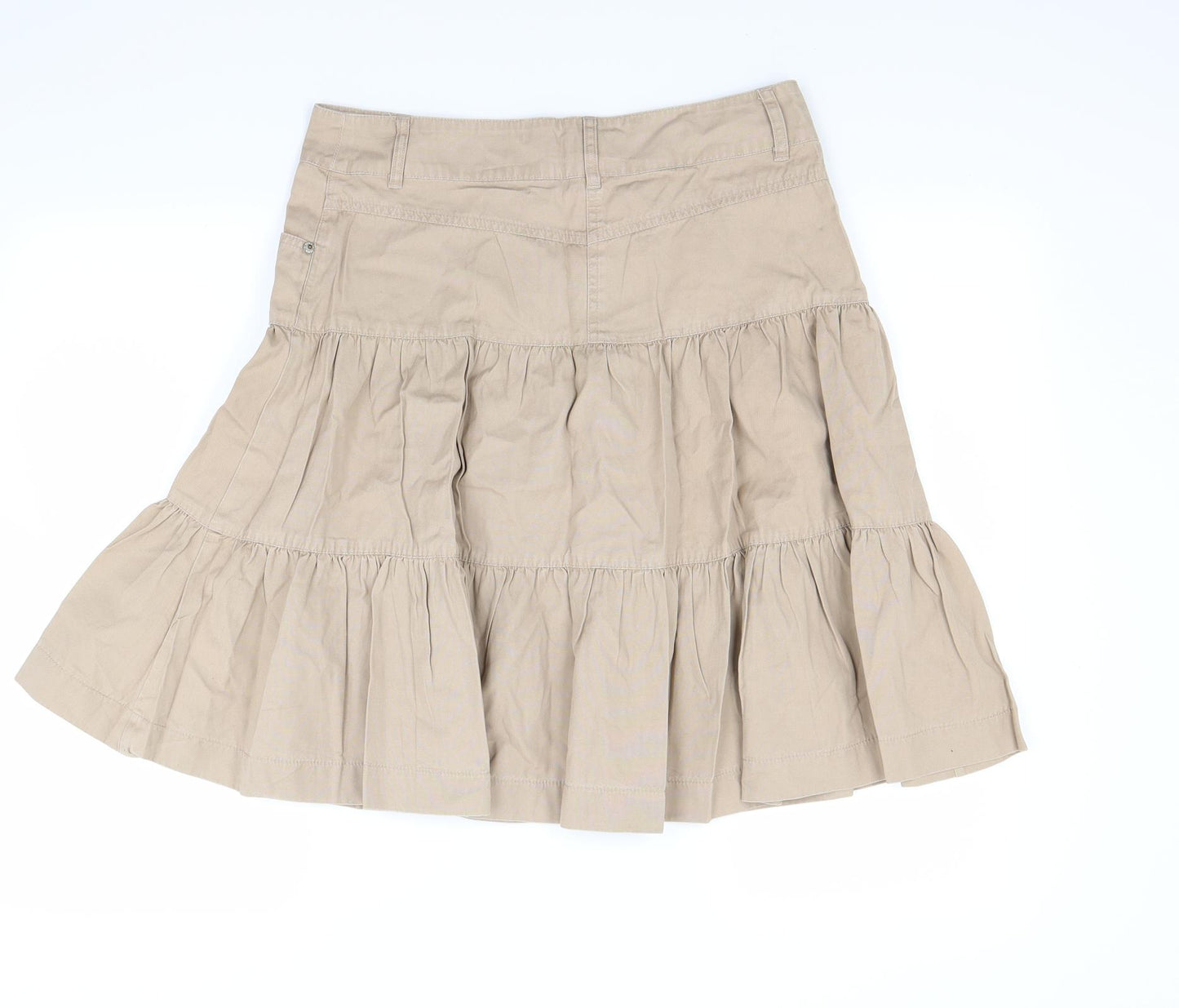 Primark Womens Beige   Flare Skirt Size 10
