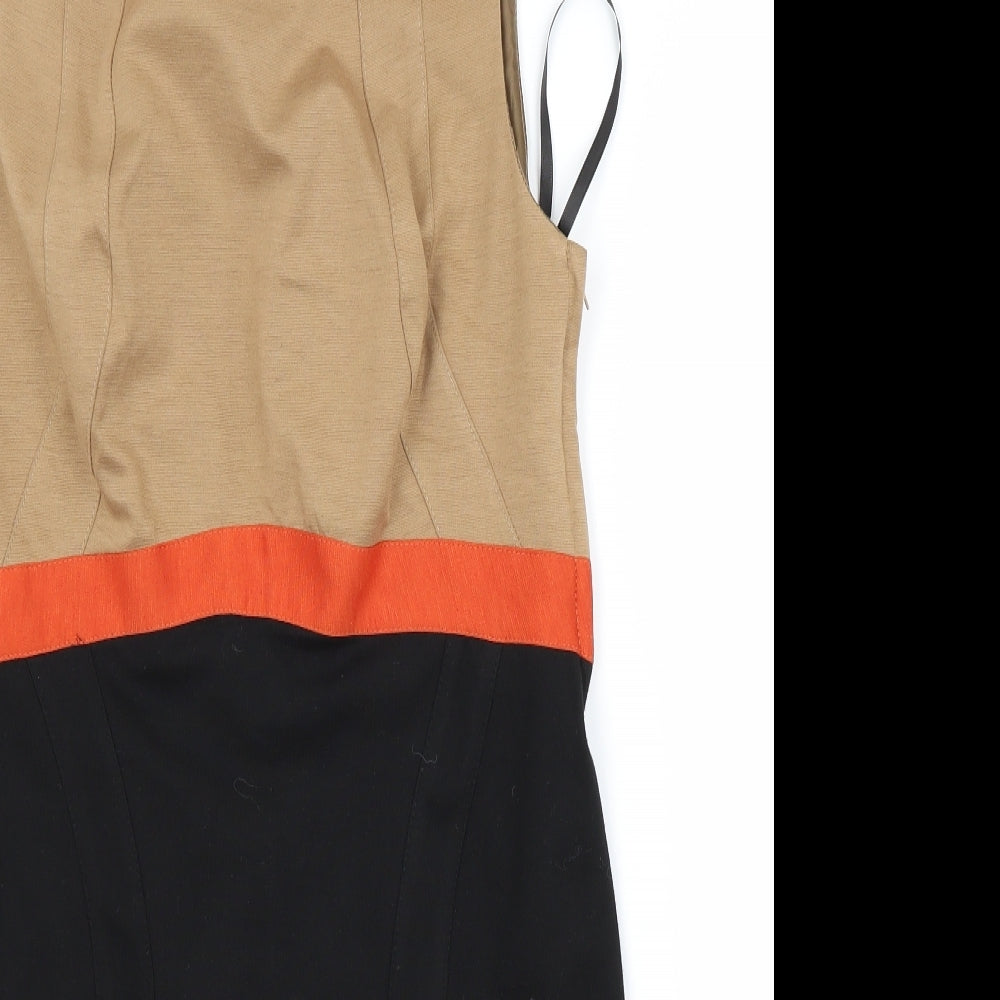 Dorothy Perkins Womens Brown   A-Line  Size 12