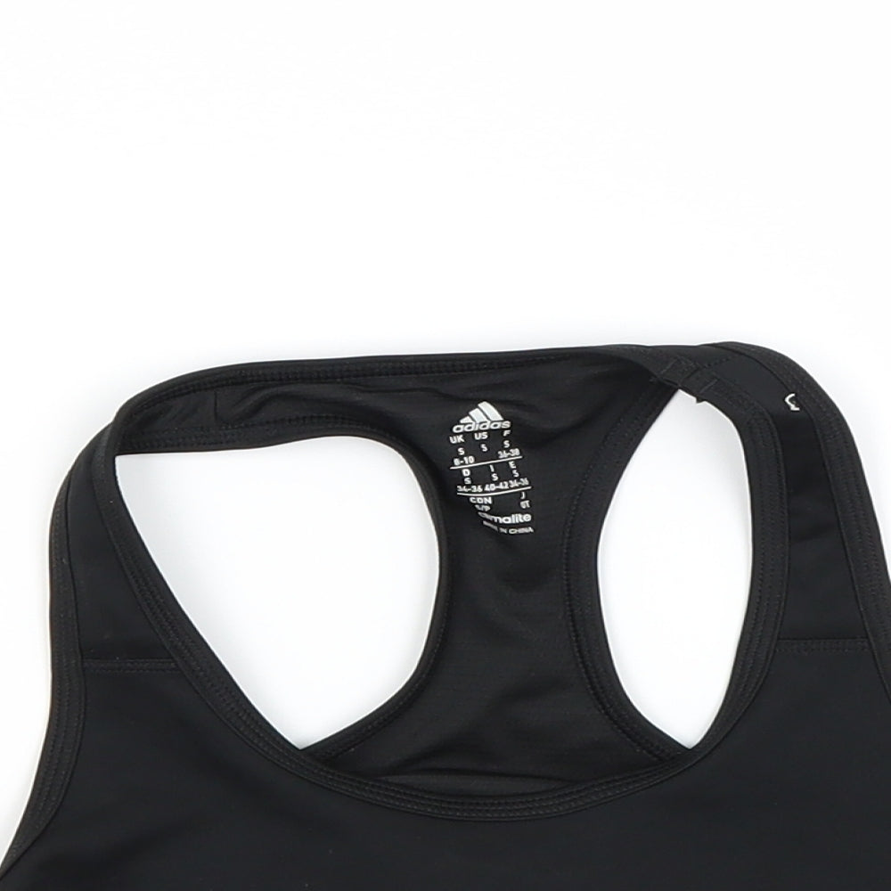 adidas Womens Black   Cropped Tank Size 8