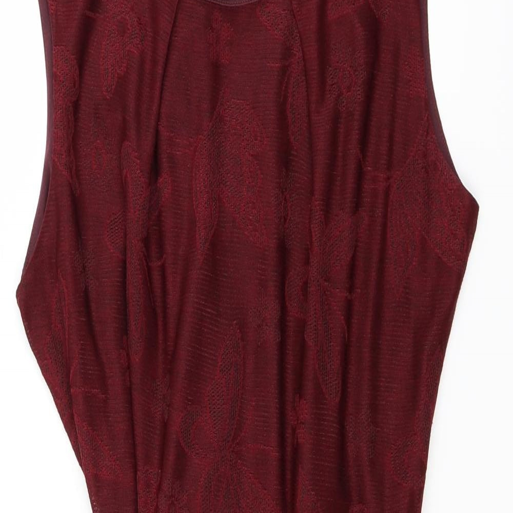 MELA LOVE LONDON Womens Red   A-Line  Size 14