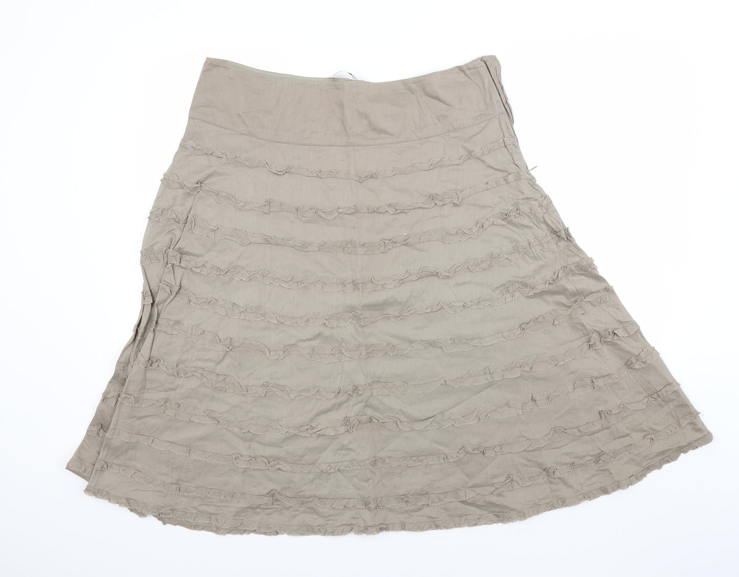 George Womens Brown   A-Line Skirt Size 14
