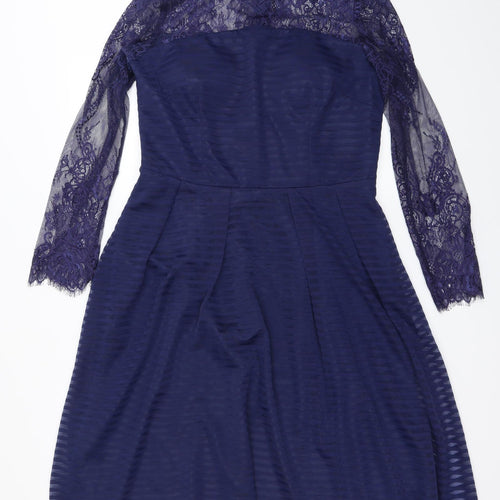 LITTLE MISTRESS  Womens Purple   A-Line  Size 14