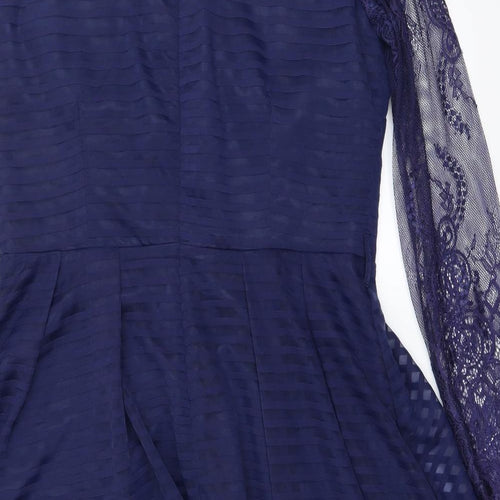 LITTLE MISTRESS  Womens Purple   A-Line  Size 14