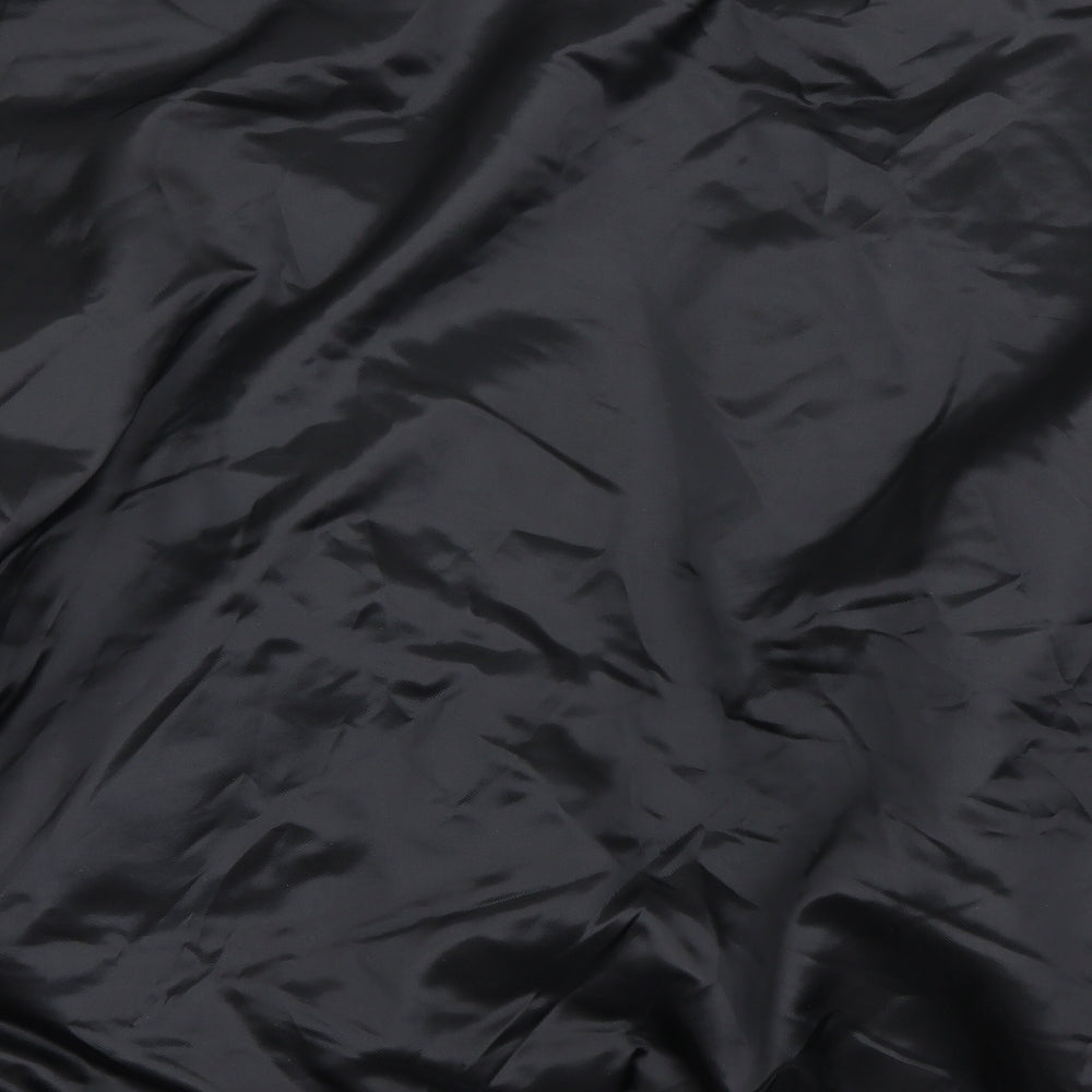 Boohoo Mens Black   Bomber Jacket Jacket Size L