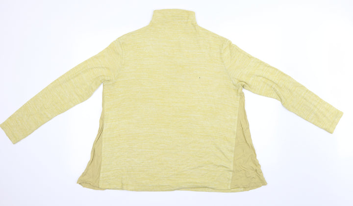 NEXT Womens Yellow   Pullover Jumper Size 16