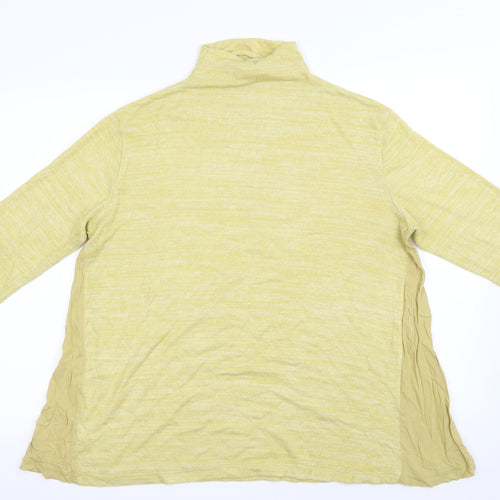 NEXT Womens Yellow   Pullover Jumper Size 16