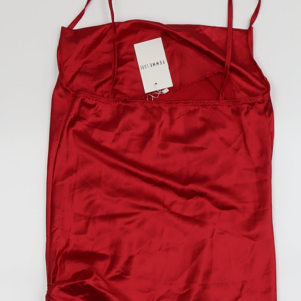 Femme Luxe  Womens Red   Bodycon  Size 8