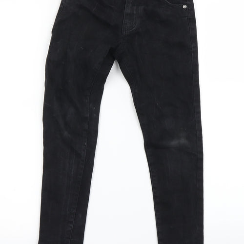 George Boys Black   Skinny Jeans Size 7-8 Years