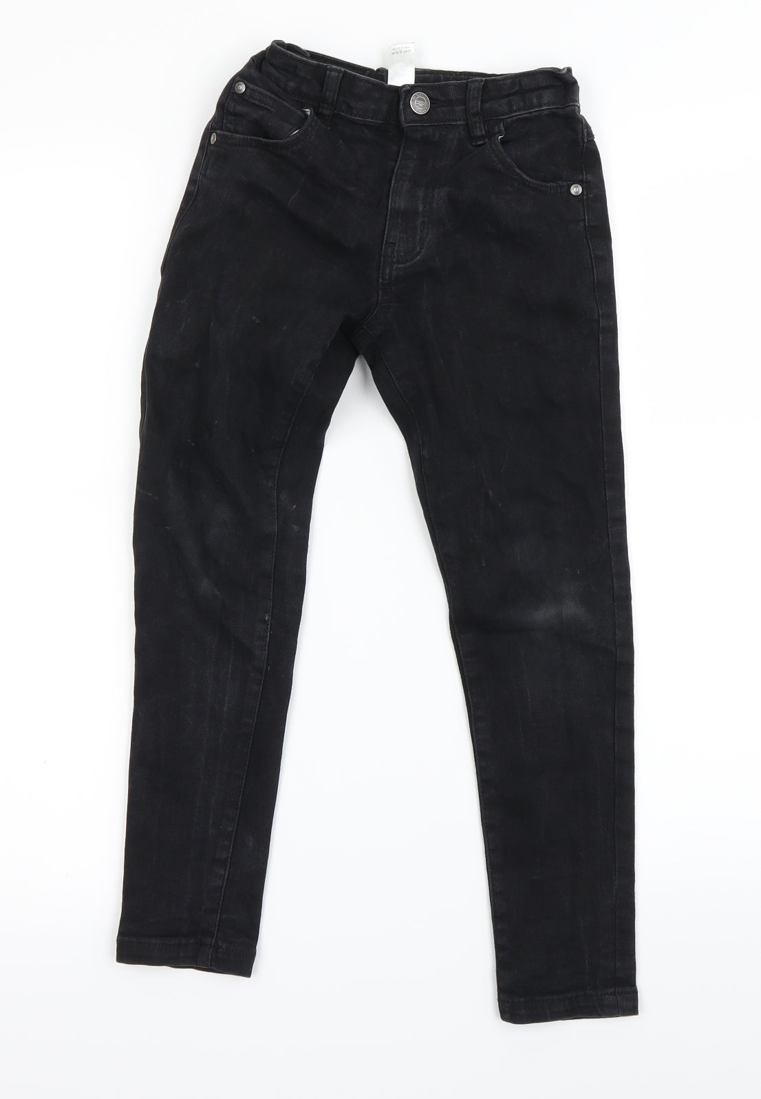 George Boys Black   Skinny Jeans Size 7-8 Years