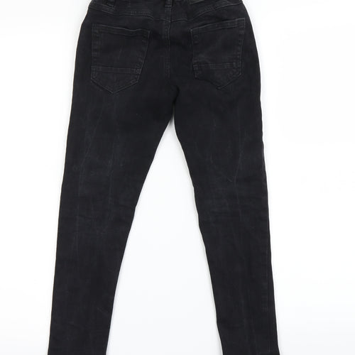 George Boys Black   Skinny Jeans Size 7-8 Years