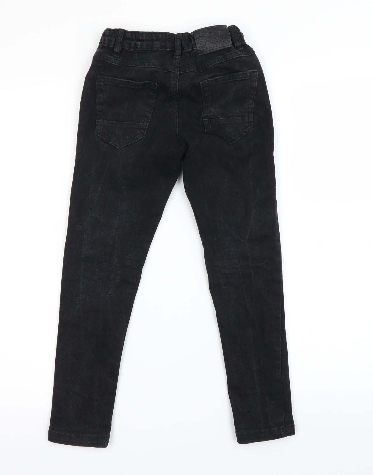 George Boys Black   Skinny Jeans Size 7-8 Years