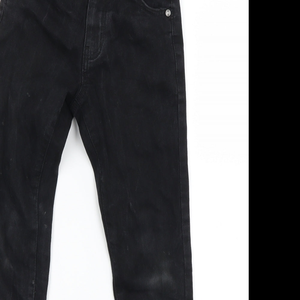 George Boys Black   Skinny Jeans Size 7-8 Years