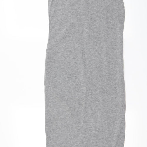 Preworn Womens Grey   Bodycon  Size 8