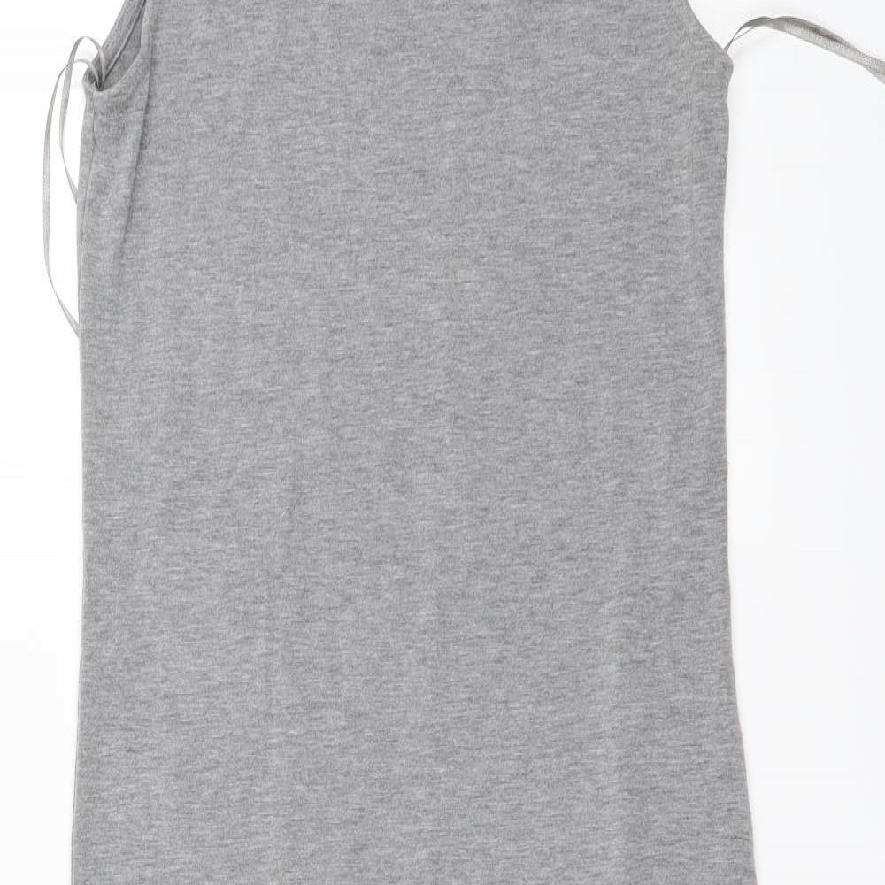 Preworn Womens Grey   Bodycon  Size 8