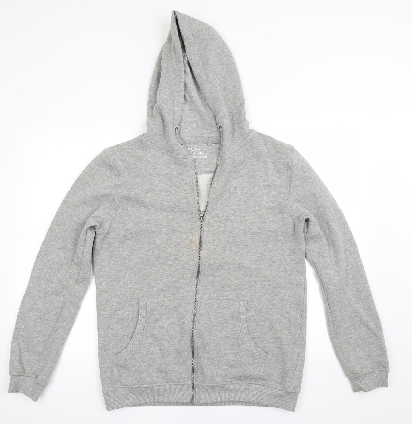 Primark Boys Grey   Pullover Hoodie Size 14-15 Years