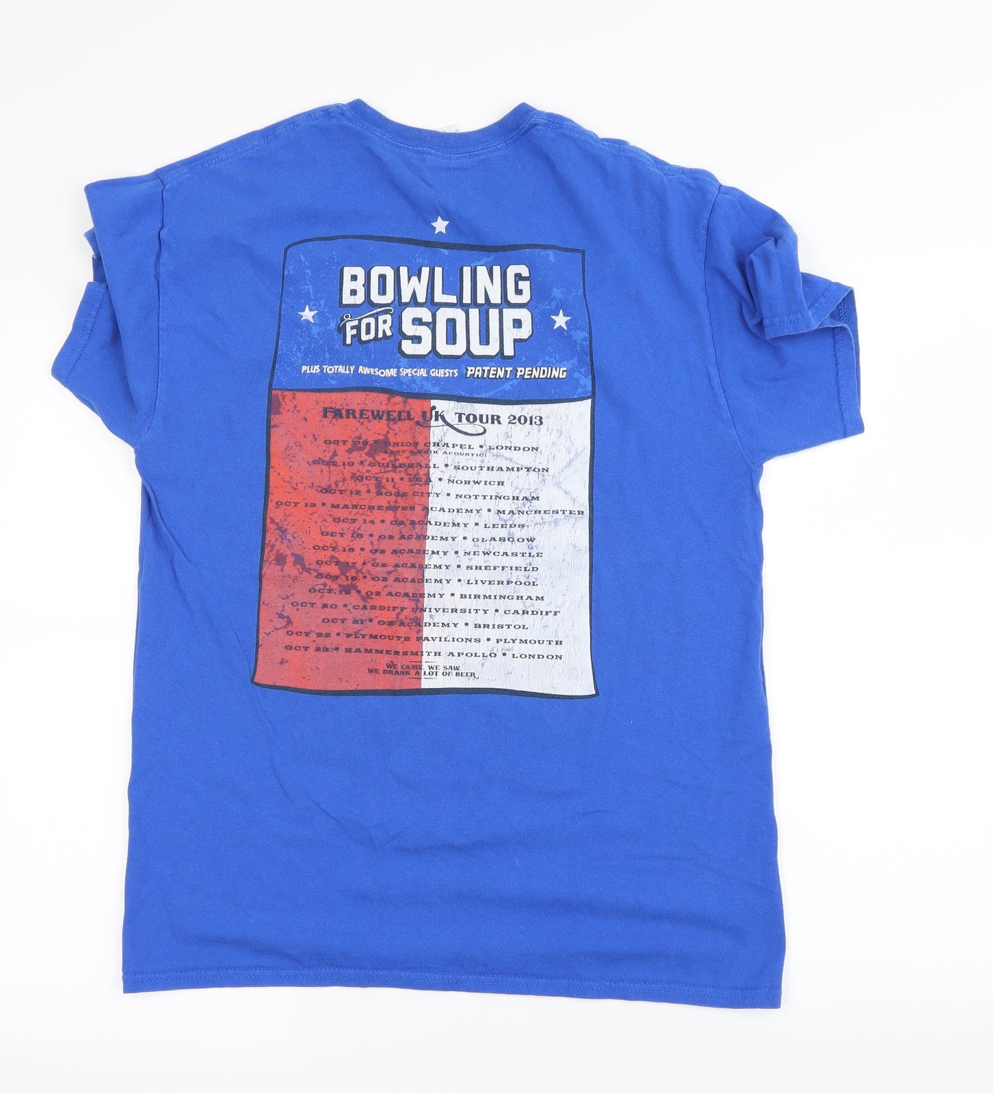 Preworn Mens Blue    T-Shirt Size M