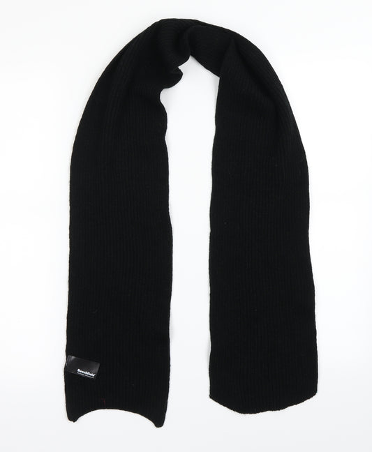 Front view of Beechfield men’s black scarf one size