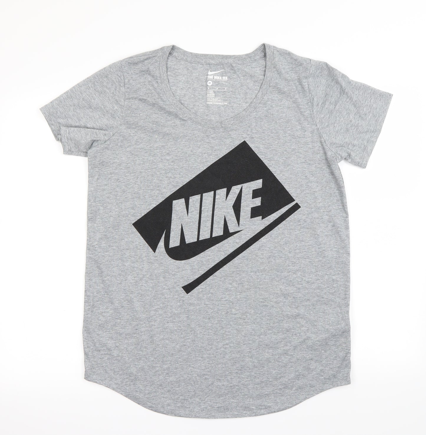 nike  Mens Grey    T-Shirt Size M