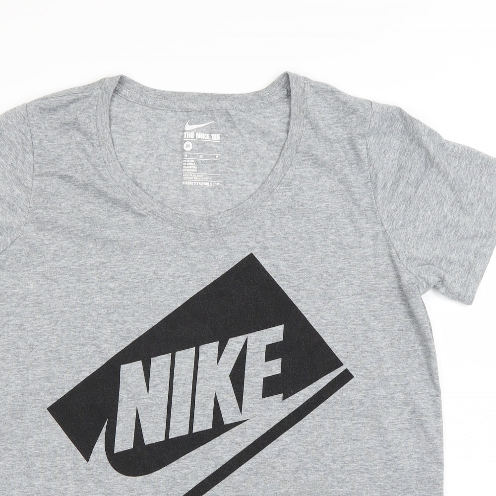 nike  Mens Grey    T-Shirt Size M